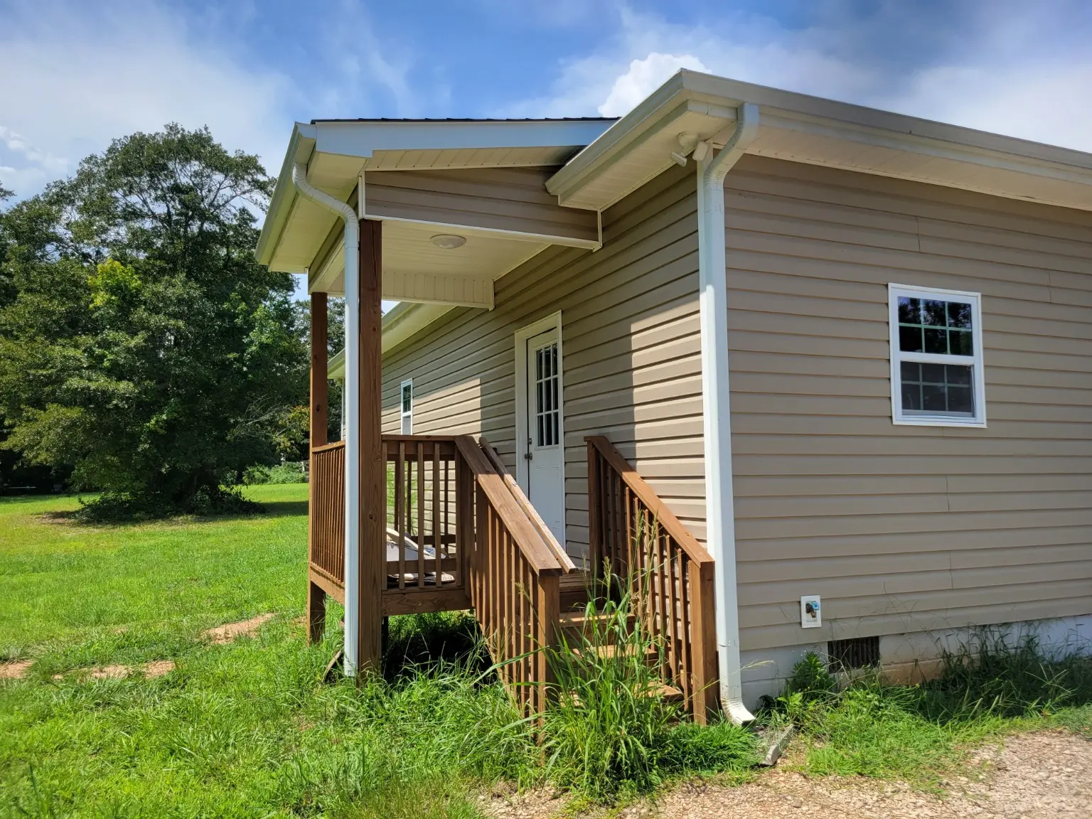 Covered Back Deck