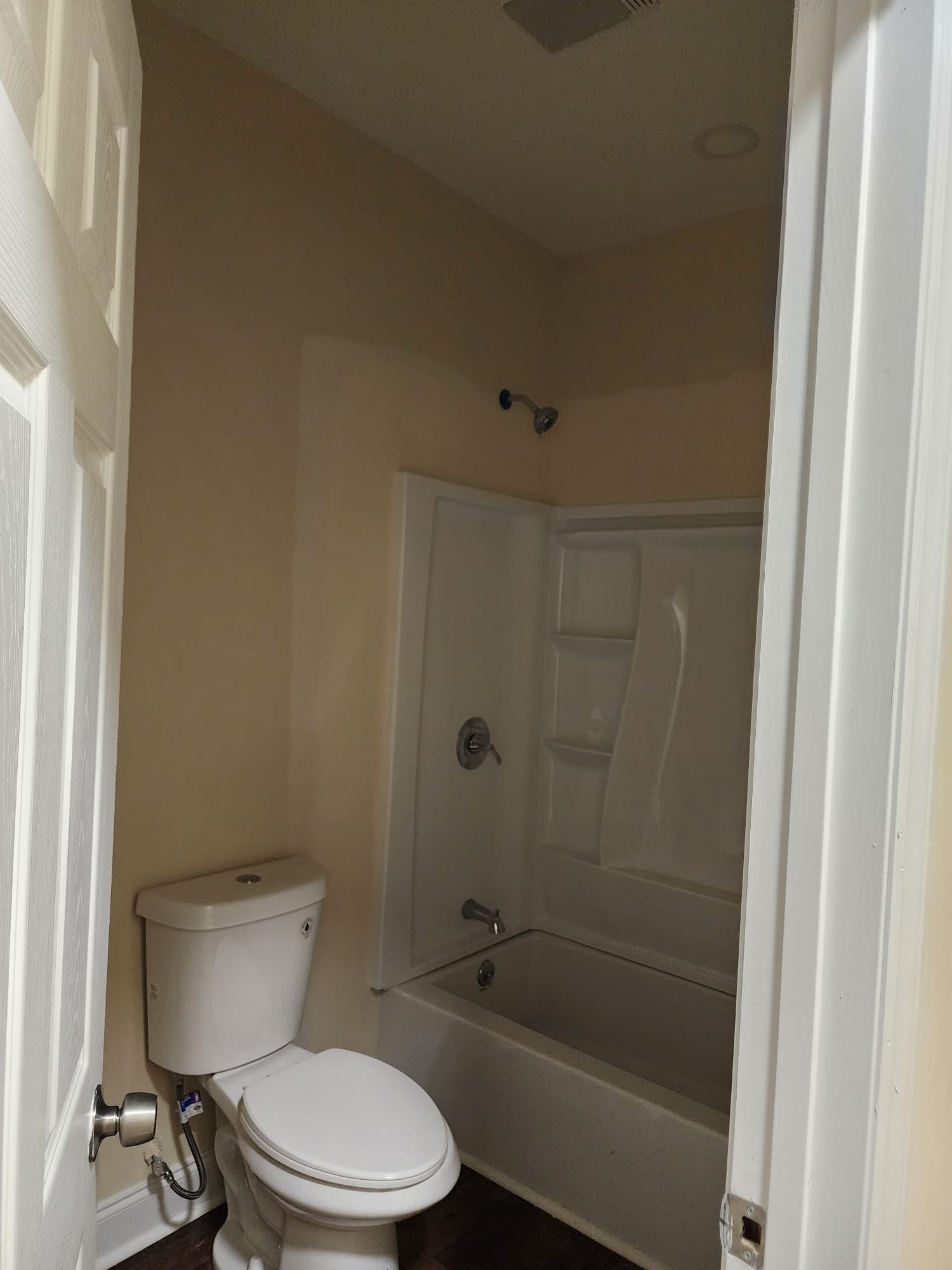 Second Bathroom — Toilet and Tub/Shower